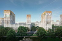 KCAP und Orange Architects planen insgesamt sechs Gebäudeensembles mit Mischnutzung.   