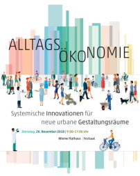 Der Flyer zur Konferenz Alltagskonomie in Wien. 