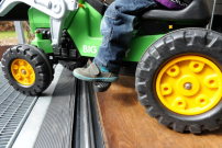 Nicht immer so schn barrierefrei: Familienwohnungen. 