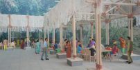 Entwurf fr temporre Unterknfte am Guggenheim Lab 2012 in Mumbai 