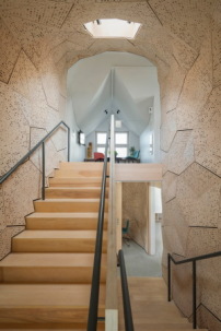 Spektakulrstes Element des neuen Headquarters des Center for Green Buildings & Cities ist das Treppenhaus. 