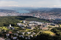 Das Departement Architektur ETH Zrich befindet sich am Hnggerberg. Luftbild    ETH Zrich / Alessandro Della Bella  
