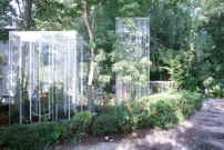 Eine sehr leichte Struktur für einen Garten entwickelte Junya Ishigami auch für den Japanischen Pavillon der Venedig Biennale 2008. 