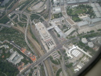 Luftbild des ICC 