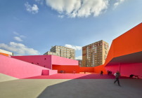 Simone Veilss Group of Schools, Colombes, Frankreich, 2015, Architektur: Dominique Coulon + Associs, Paris 