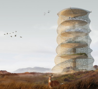 3. Preis: Creature Ark: Biosphere Skyscraper von Zijian Wan, Xiaozhi Qi und Yueya Liu 