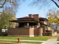 C. Robie House (1910) in Chicago 