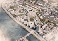 Die neue Kongresshalle soll den Ltticher Stadtteil Droixhe transformieren, heit es. 