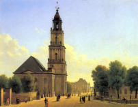 Garnisonkirche um 1827, Gemälde von Carl Hasenpflug. 