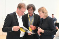 Franz-Josef Höing, Jörn Walter und Dorothee Stapelfeldt im Gespräch 