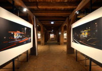 In der Ausstellung Erfurt/Haifa werden die beiden Partnerstdte fotografisch gegenbergestellt. 