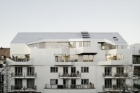 2. Preis Fachjury und 1. Preis Publikum: Aufstockung Maxvorstadt in München von von Pool Leber Architekten (München) 