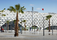 Der Bahnhof Kenitra ist Teil der Hochgeschwindigkeitsstrecke zwischen Tanger und Casablanca.