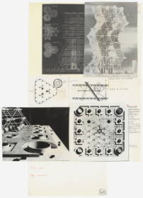 Collagen vom Layout aus dem Buch: Louis I. Kahn: Dokumentation Arbeitsprozesse