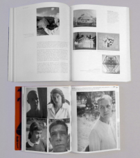 Oben: Unterricht bei Buckminster Fuller. Unten: Portrts von Hazel Larsen Archer von Knstlern am College: Ray Johnson, M.C. Richards, John Cage, Trude Guermonprez, Willem de Kooning. 