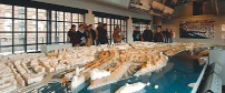 Modell der HafenCity im Kesselhaus, Hamburg