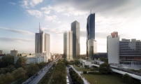 Dietrich Untertrifaller Architekten, DC Tower 3, Wien, Fertigstellung 2021, Turn On Partner: KONE AG  
