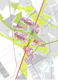 Phasenplan von bb22 architekten + stadtplaner (Frankfurt) mit LolaLandscapeArchitects (Rotterdam), Meixner Schlter Wendt Architekten (Frankfurt), Transsolar (Stuttgart)
