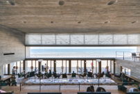Blick aufs Meer aus der Bibliothek von Vector Architects in Beidaihe