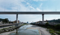 Mit dem Wiederaufbau der Brücke geht eine Neuordnung der gesamten Umgebung einher. 