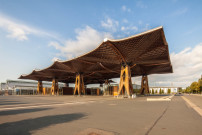 Expo-Dach auf dem Messegelnde in Hannover 
