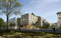 Neubau für das Bundesministerium für Umwelt, Naturschutz und nukleare Sicherheit (BMU), Siegerentwurf von C.F. Møller Architects 