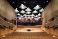 Groe Tne: Die Orgel im 600 Personen fassenden Konzertsaal kommt aus Bonn. 