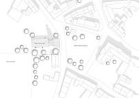 Lageplan, Umbau Martinskirche Apolda, Visualisierung von Atelier ST (Leipzig)