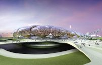 Entwurf von 2004 (Foreign Office Architects) fr das Olympiastadion