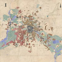 CIAM 4, 1933: Karte I von Berlin 