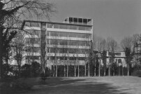Betriebsgebude (Bau 27) von Otto Rudolf Salvisberg, 1938. Foto: Robert Spreng, gta-Archiv (24-FX-3-39). 