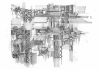 Hauptgewinner und Sieger Hybrid: „Apartment #5, a Labyrinth and Repository of Spatial Memories“, Clement Laurencio (Bartlett School of Architecture, UCL) 
