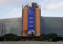 Der Hauptstandort der europäischen Kommission in Brüssel. 