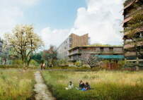 BeL Sozietät für Architektur: Visualisierung für die neue Gartenstadt Oejendorfer See, Hamburg 