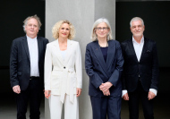 Neu gewähltes Präsidium der Bundesrachitektenkammer: v.l.n.r.: Martin Müller, Evelin Lux, Andrea Gebhard, Ralf Niebergall