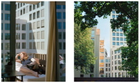 Bewohnerin Katharina Stoklasek im Howoge Quartier in Berlin (Baumschlager Eberle Architekten, 2021) 