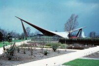 Das Sonnensegel auf der Bundesgartenschau Euroflor, 1969 