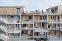 ein 1. Preis: Wohnprojekt Gleis 21  in Wien von einszueins architektur