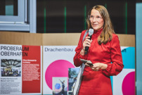 Tina Unruh, stellvertretende Geschäftsführerin der Hamburgischen Architektenkammer und neue Geschäftsführerin der HSBK