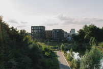 Architekturpreis des BDA Sachsen 2021: Wohnensemble Hafen Eins, Leipzig, W+V Architekten (Leipzig) 