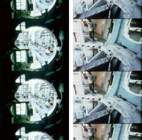 Gordon Matta-Clark, Conical Intersect, 1975, Film, 16mm (Farbe, ohne Ton), 18 Min. 40 Sek., Sammlung Generali Foundation – Dauerleihgabe am Museum der Moderne Salzburg 