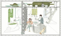 Eating and Bathing Co-efficiencies von Lydia Kallipoliti und Youngbin Shin