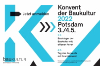 Flyer zum Konvent der Baukultur 2022 