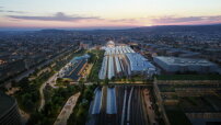 3. Preis: Zaha Hadid Architects (London) und Finta Stdi (Budapest), Buro Happold (Berlin), ABUD (Budapest), Land (Mailand)