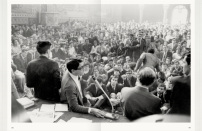 Studentenversammlung an der Universität Barcelona, 1966