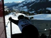 Der Slalom-Parcours von oben: Schneller Start ist halbe Miete