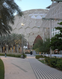 Der verwaiste Al Wasl Dome 