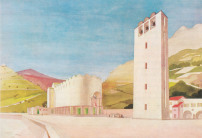 Giovanni Pellegrini: Entwurf für eine Kirche in Giardini (ME), 6. Wettbewerb der Messina-Serie, 1932. 1. Preis 