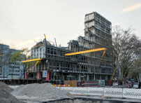 Abriss des DGB-Gebäudes in Berlin im April 2019. 