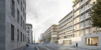 Im Wettbewerb zur Erweiterung Finanzministerium in Berlin erhielten Staab Architekten (Berlin) mit arc.grün (Kitzingen) den 1. Preis. 